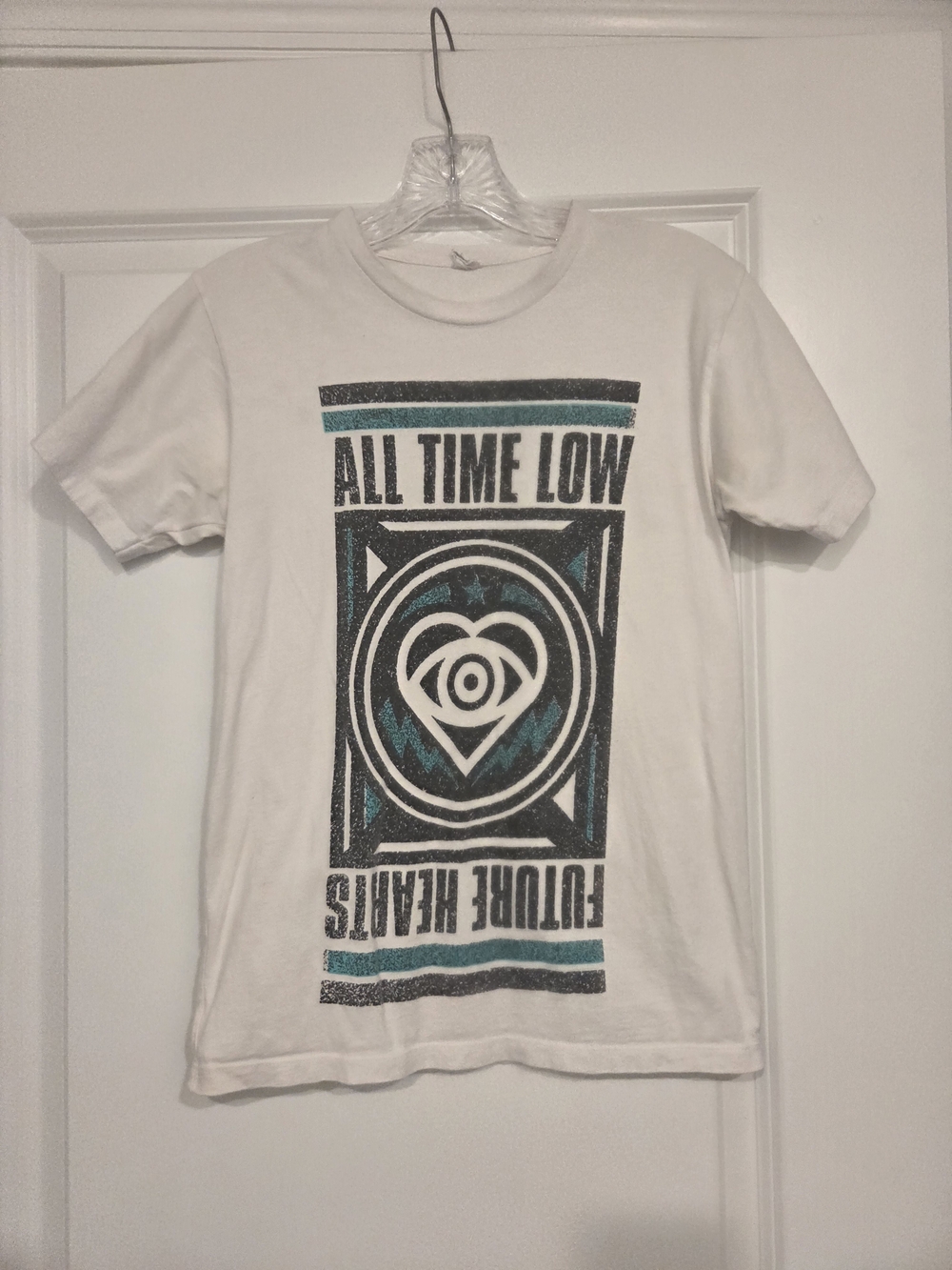 All Time Low Future Hearts White Graphic Tee